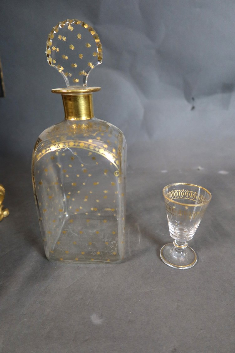 Cave à liqueurs style Boulle signée Tahan à Paris