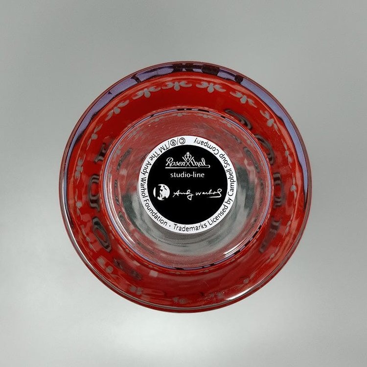 1990s Astonishing Andy Warhol Vase for Rosenthal. Made in Germany.