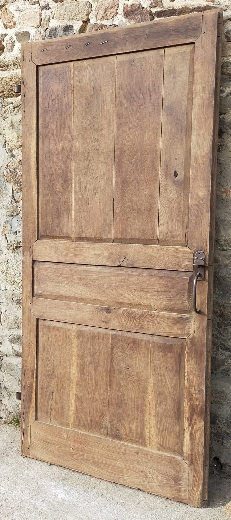 Porte Ancienne De Communication XVIIIème En Chêne XVIIIème