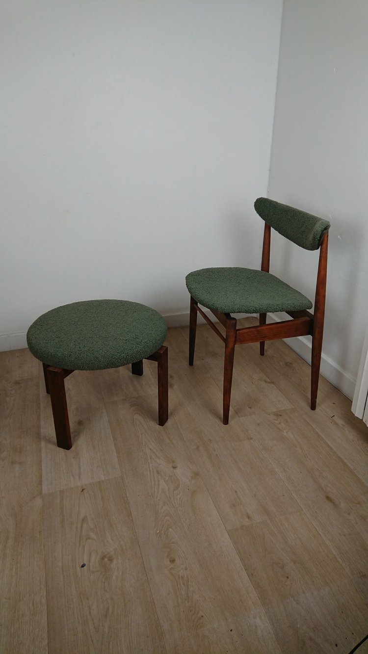 Swedish Ottoman Stool