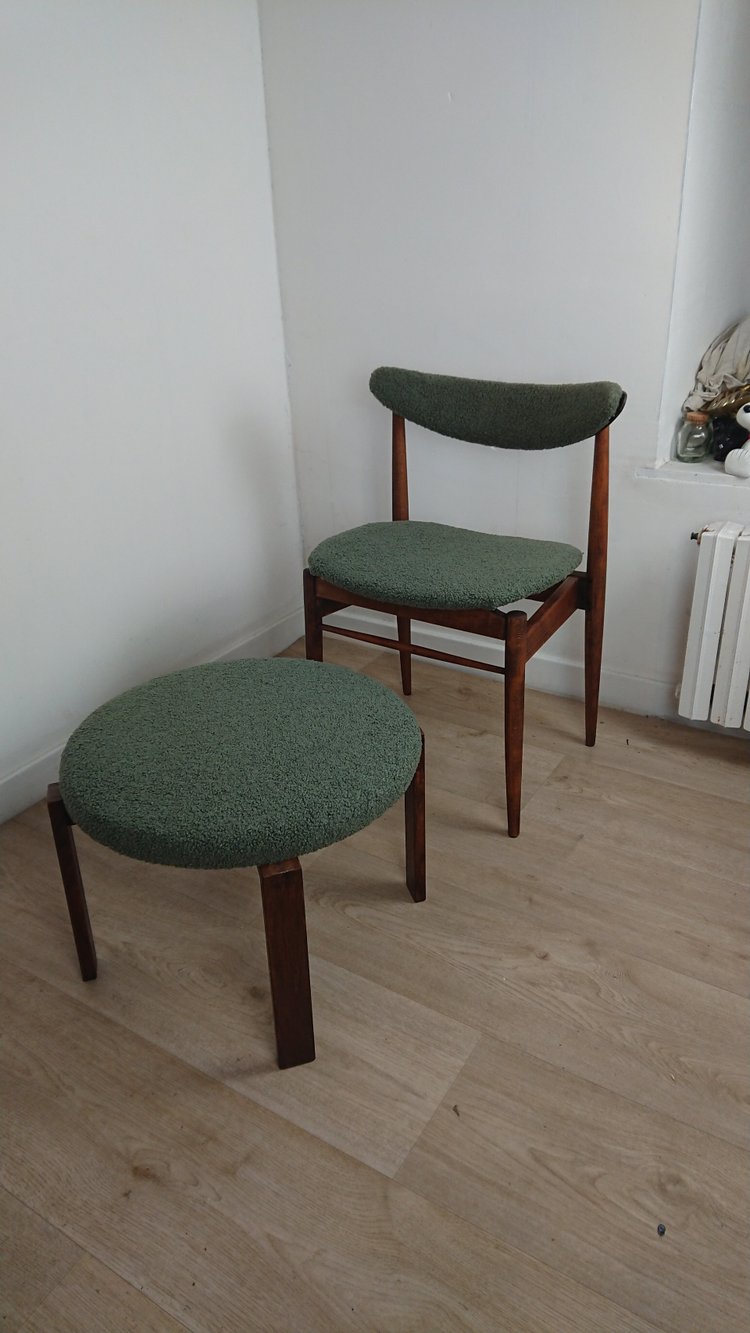 Swedish Ottoman Stool