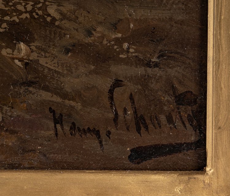 Henry Schouten 1857-1927 – Gesangsdarbietung im Zirkus, Öl auf Leinwand um 1890