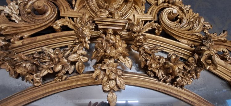Miroir époque XIX 245 x 145