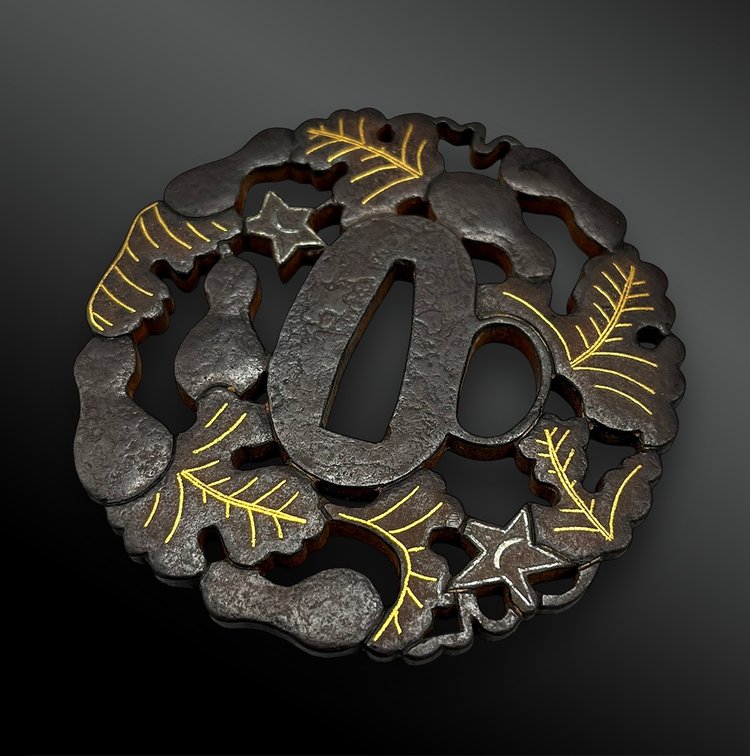 TSUBA Maru Gata - Japan - Edo-Zeit (1603-1868)