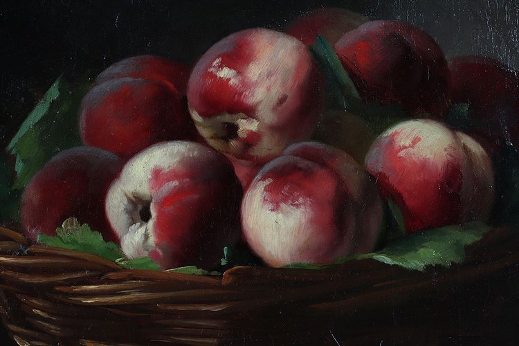 Brunel de NEUVILLE, 81 cm, Still life with fruits, French School