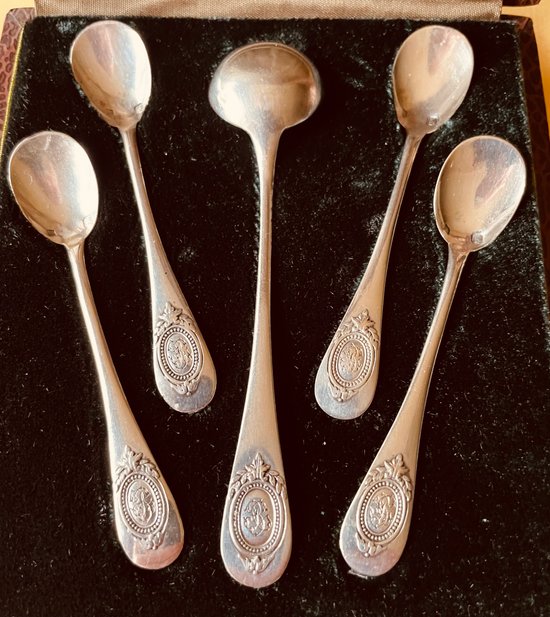 5-piece solid silver set
