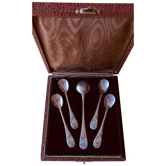 5-piece solid silver set