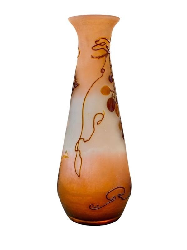 Emile Gallé Vase "With Grapes"