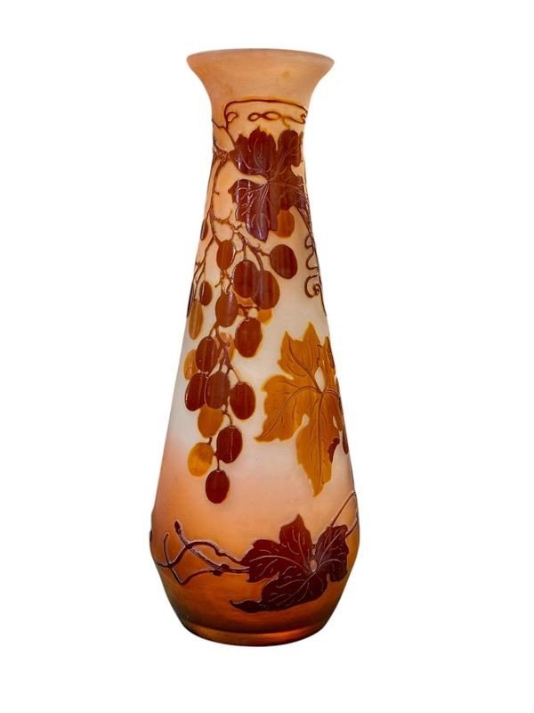 Emile Gallé Vase "With Grapes"