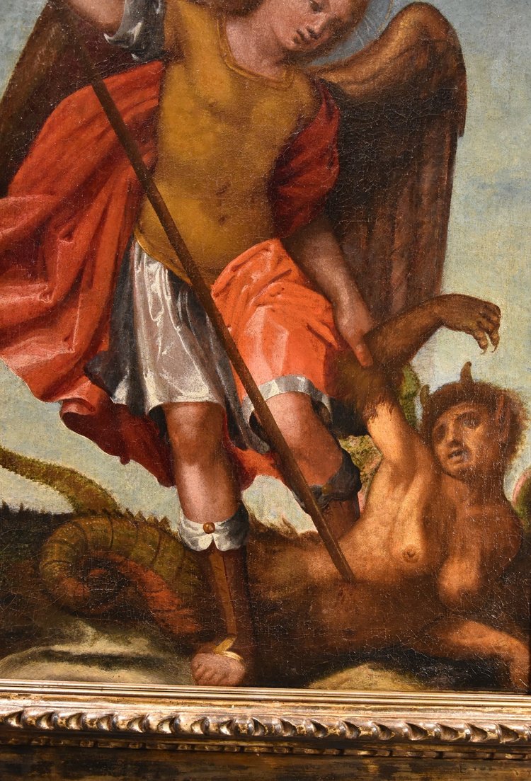 Der siegreiche Erzengel Michael, Toskana – 16. Jahrhundert