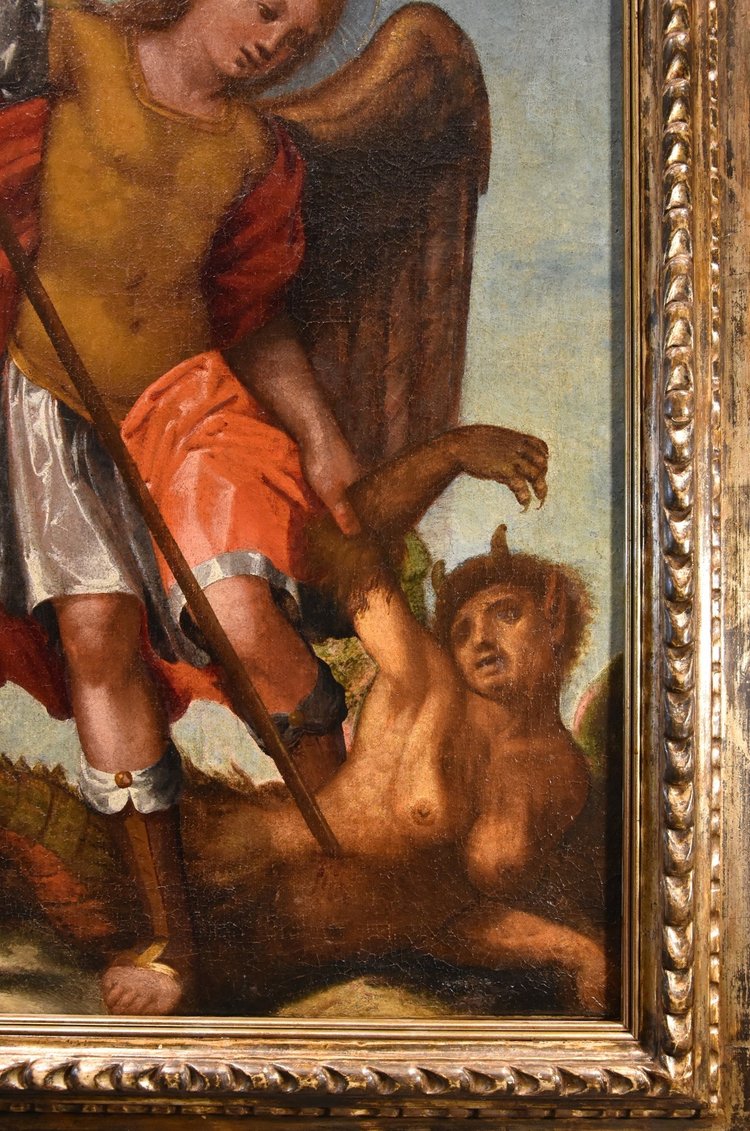 Der siegreiche Erzengel Michael, Toskana – 16. Jahrhundert
