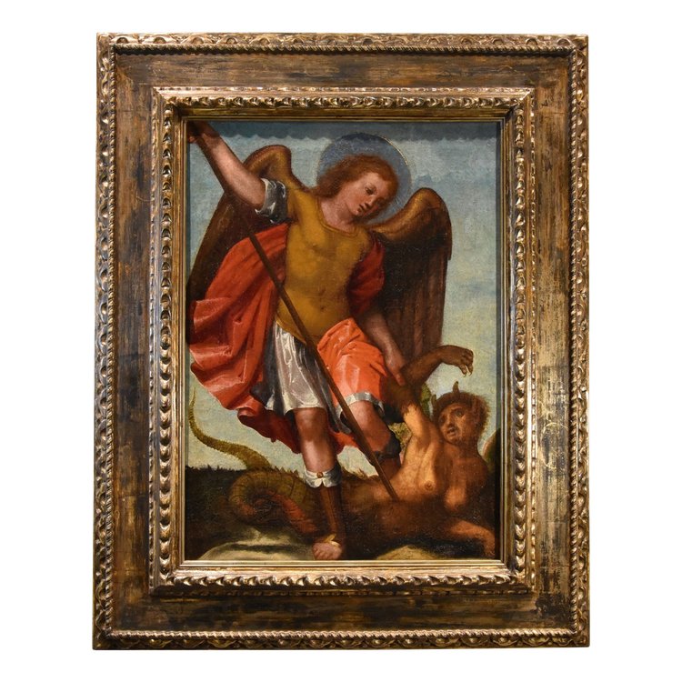 Der siegreiche Erzengel Michael, Toskana – 16. Jahrhundert