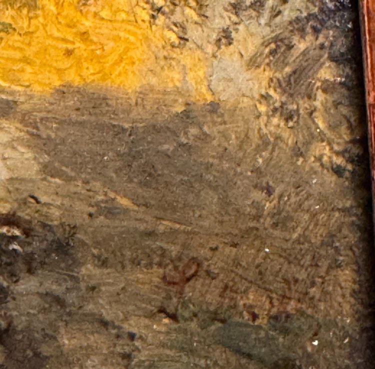 Französische Romantikschule um 1820 – Animierte Landschaft mit HSP-Figuren