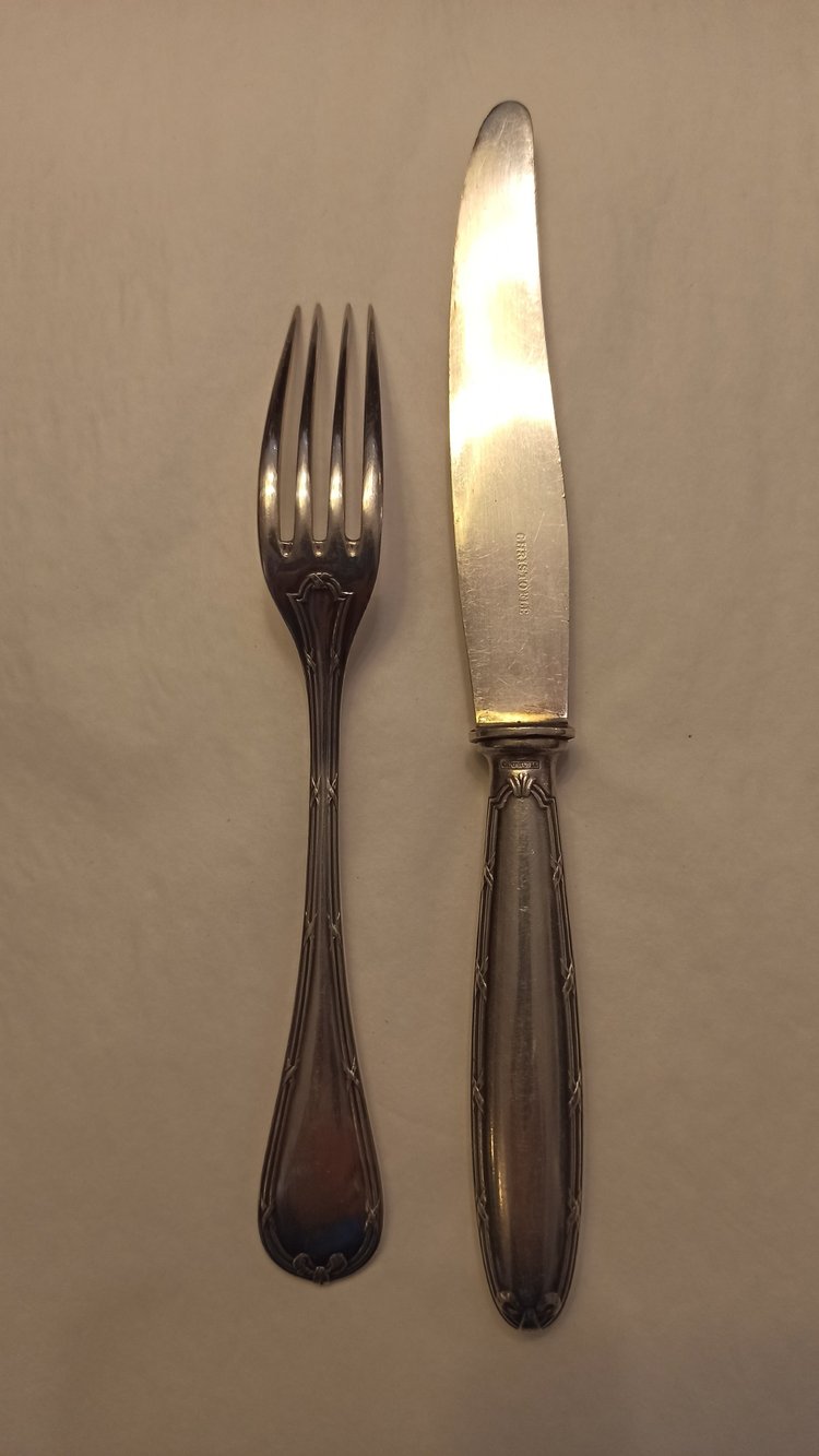 Coltelli e forchette da dessert Christofle