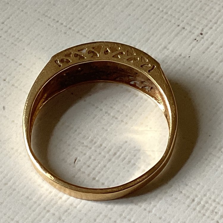 Gold ring 1930