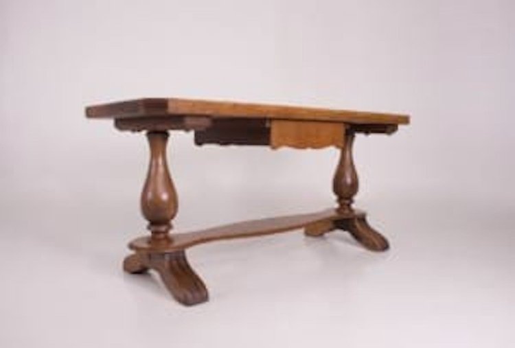 Convent Table Console in Solid Oak