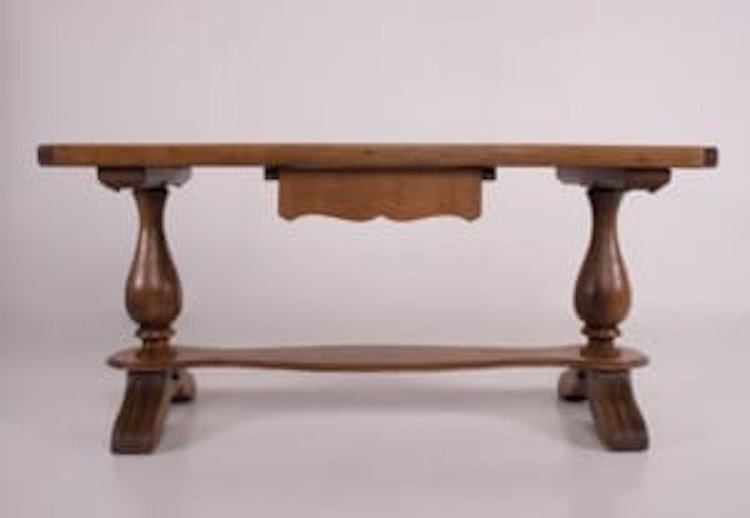 Convent Table Console in Solid Oak