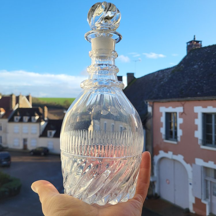 Caraffa in cristallo Baccarat / Saint Louis XIX secolo