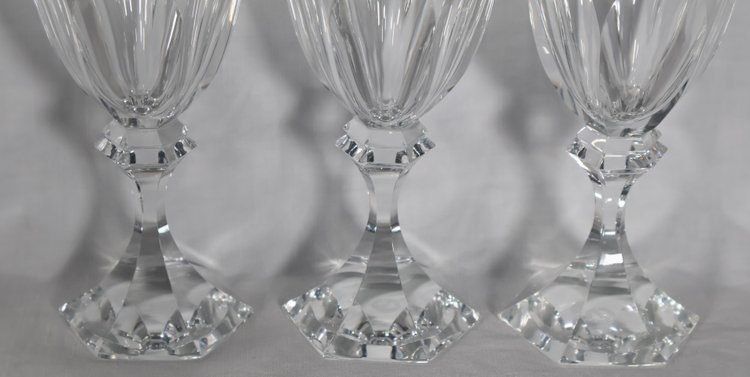 Série De 13 Verres à vin rouge  Saint Louis Modèle Chambord