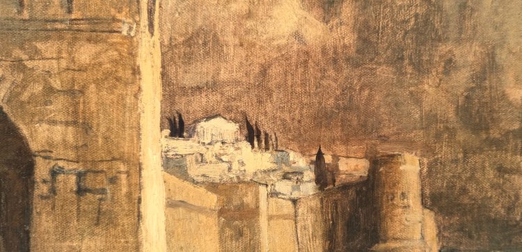 François Maurice ROGANEAU - The Wolves on the Acropolis