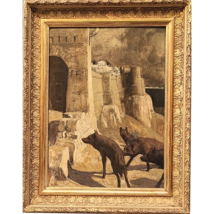 François Maurice ROGANEAU - The Wolves on the Acropolis