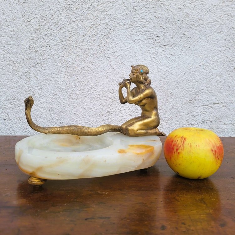 Snake Charmer, In the Style of Preiss, Bronze, Art Deco, 20th Century