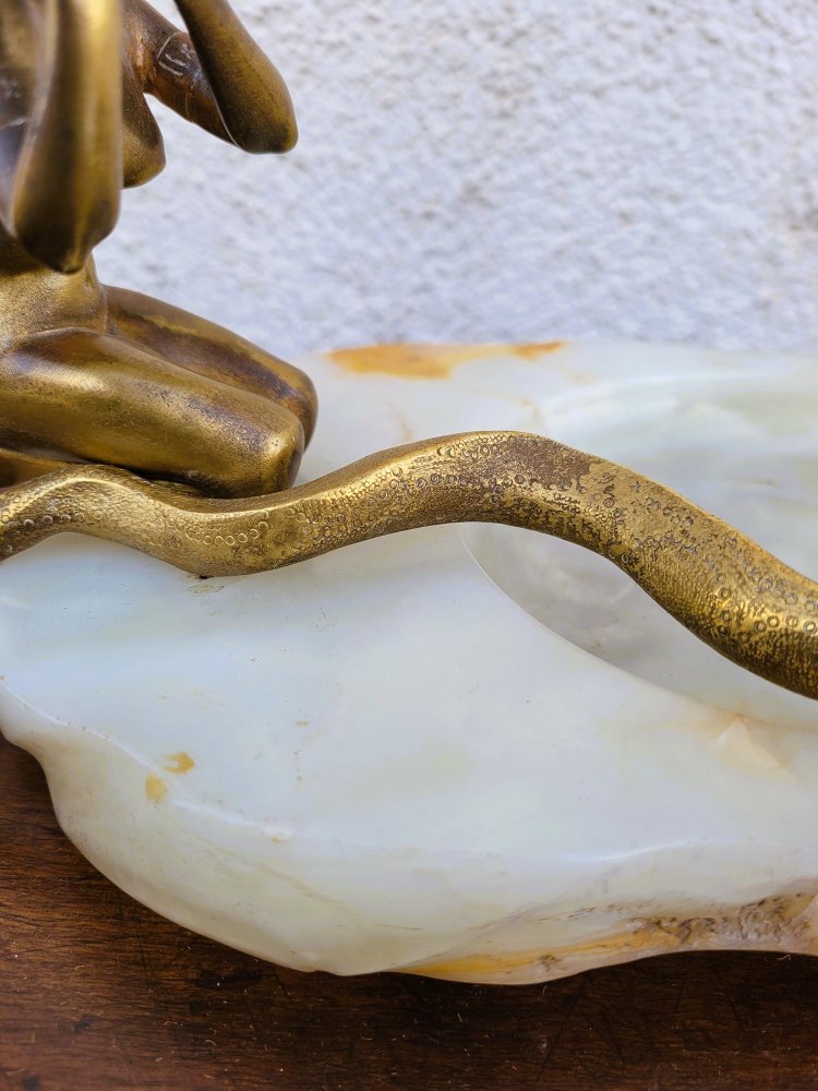 Snake Charmer, In the Style of Preiss, Bronze, Art Deco, 20th Century
