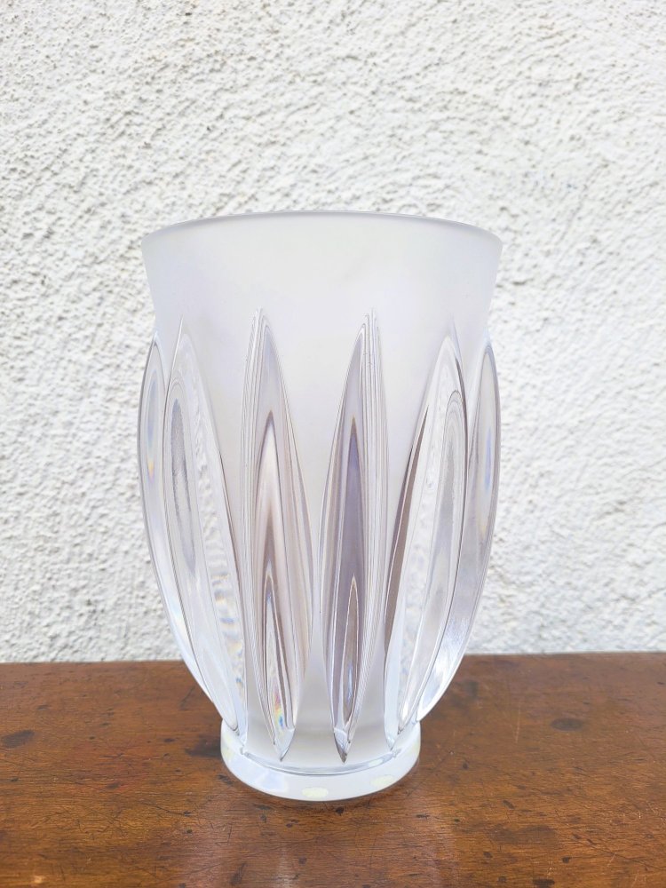 Lalique Frankreich, Courchevel Vase, 20. Jahrhundert