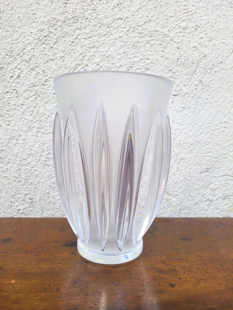 Lalique Frankreich, Courchevel Vase, 20. Jahrhundert
