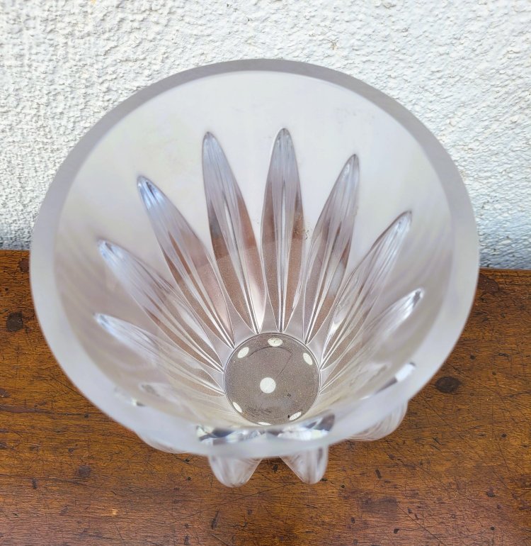 Lalique Frankreich, Courchevel Vase, 20. Jahrhundert
