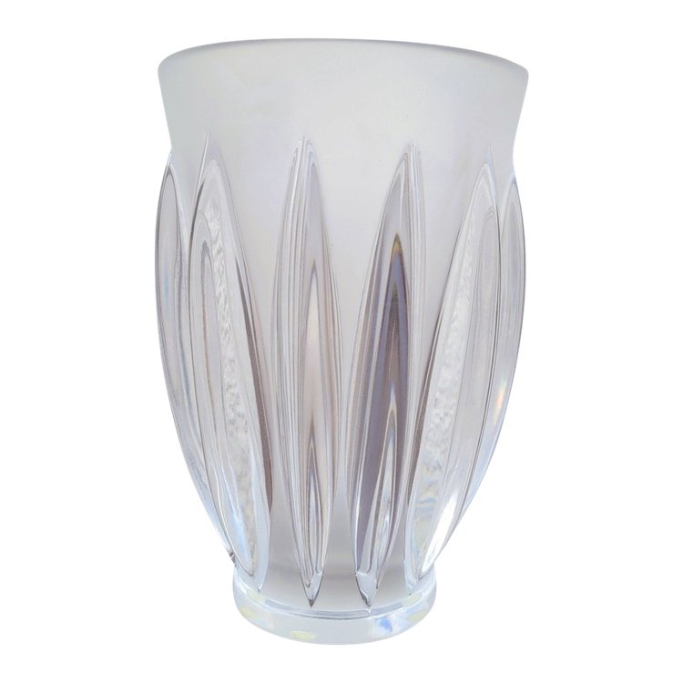 Lalique Frankreich, Courchevel Vase, 20. Jahrhundert