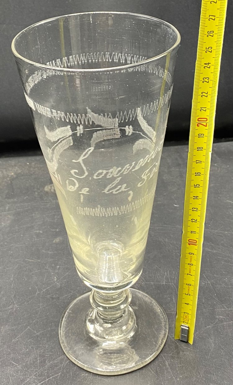 SOUVENIR DE LA FÊTE" vase