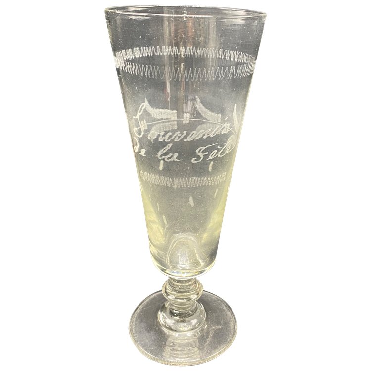 SOUVENIR DE LA FÊTE" vase