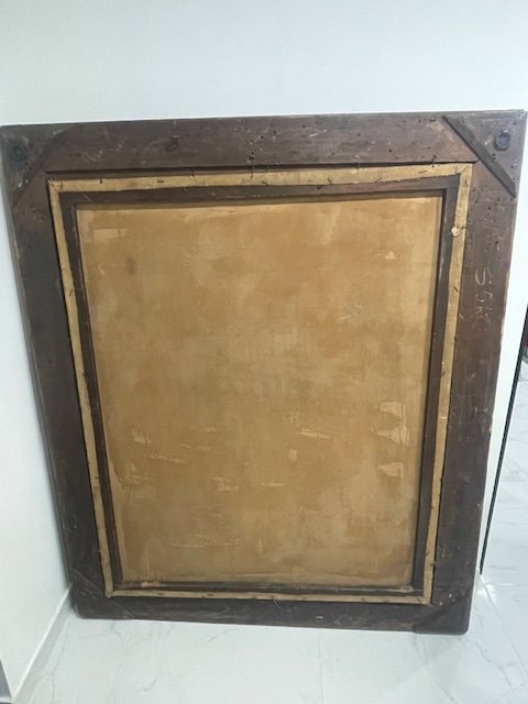 Imposing Painting Portrait Noble English 18th Circle Jacques d'Agar 1640-1715
