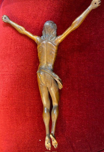 Scuola fiamminga - Cristo in legno di bosso - XVII secolo