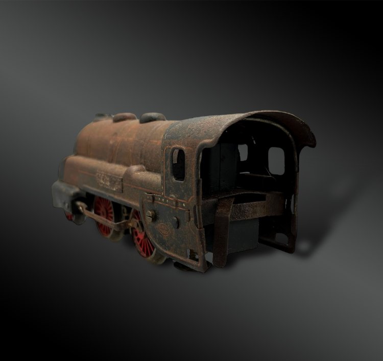 LOCOMOTIVE BASS-VOLT moteur S.59  JEP, UNIS-FRANCE - France - Vers 1940