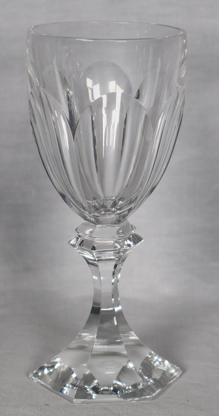 Série De 13 Verres à vin blanc Saint Louis Modèle Chambord