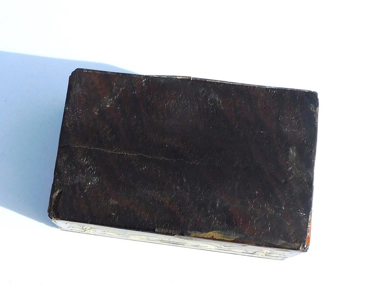 Small 19th century Napoleon III Boulle marquetry box