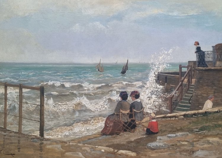 Franck CINOT - La spiaggia di Veules