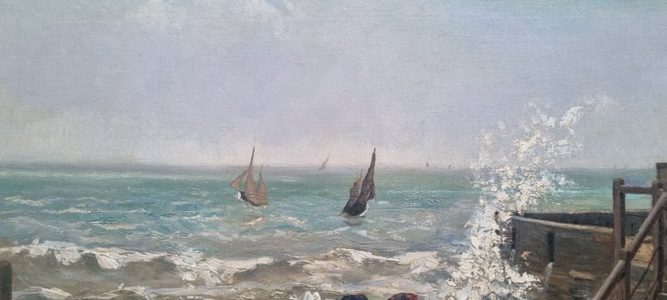 Franck CINOT - La spiaggia di Veules