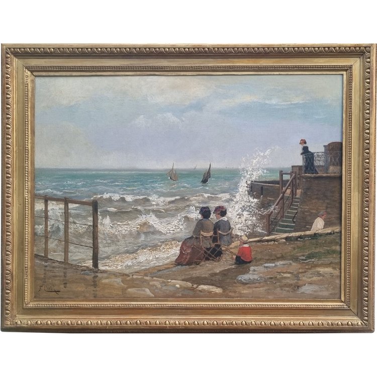 Franck CINOT - La spiaggia di Veules