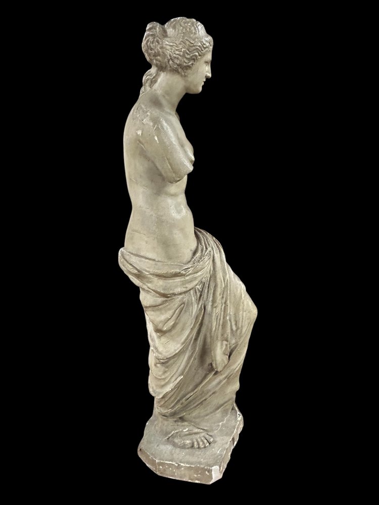 Venere di Milo, grande scultura in gesso del XIX secolo H 86 cm