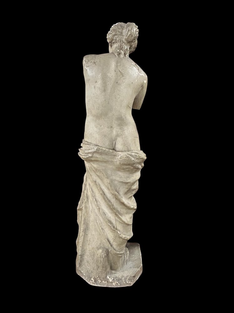 Venere di Milo, grande scultura in gesso del XIX secolo H 86 cm