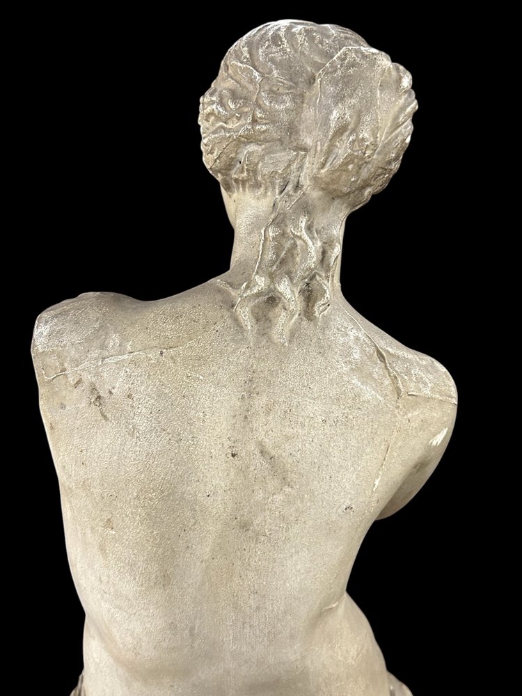 Venere di Milo, grande scultura in gesso del XIX secolo H 86 cm
