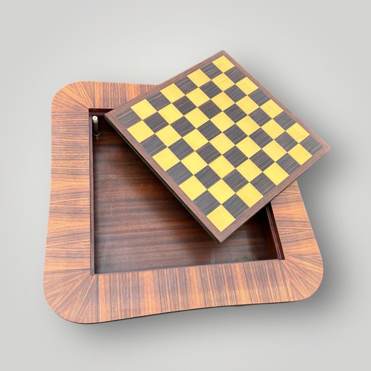 Art Deco Mahogany And Veneer Game Table