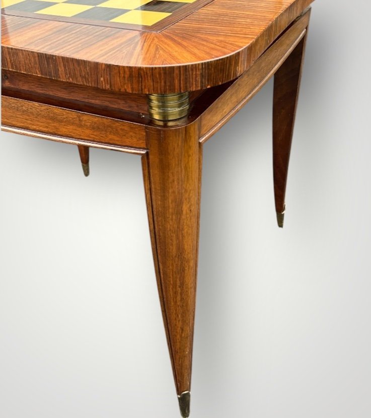 Art Deco Mahogany And Veneer Game Table