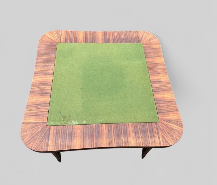 Art Deco Mahogany And Veneer Game Table
