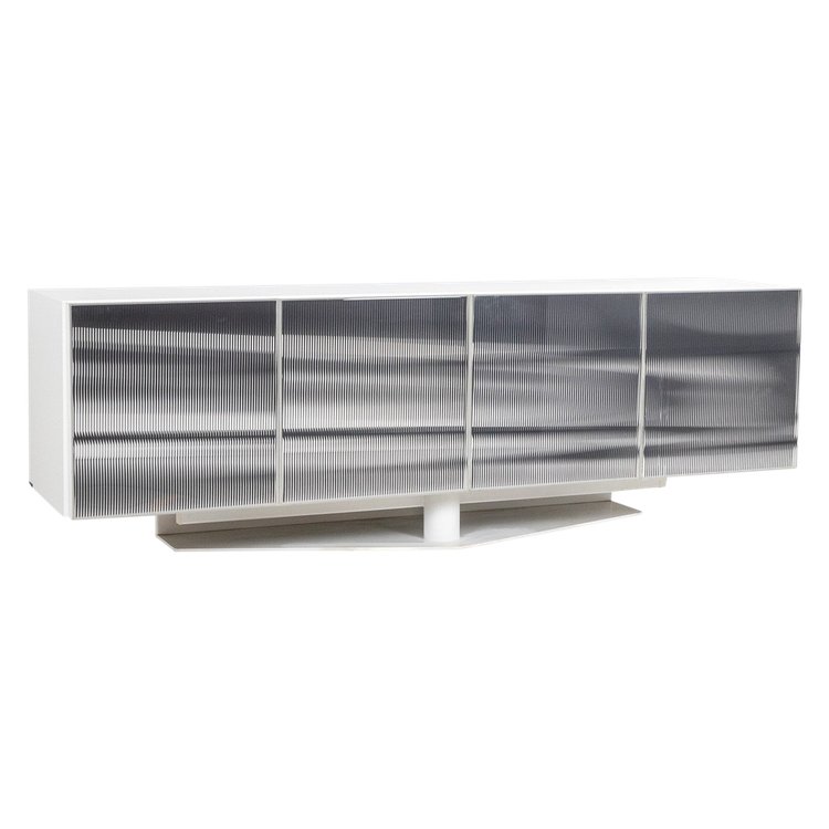 Roche Bobois. Credenza "cinetica" in bianco e nero. 1990's. LS60981708I