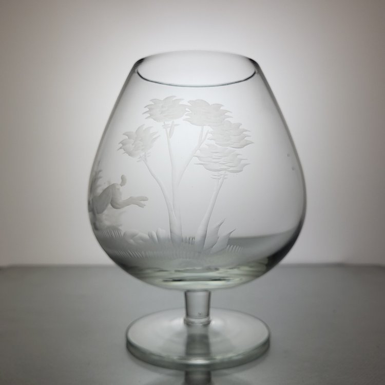 6 verres à Cognac en cristal