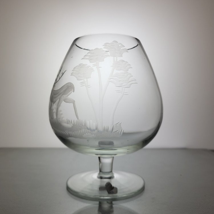 6 verres à Cognac en cristal